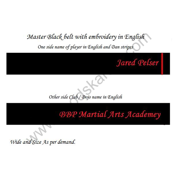 BELTS WITH ENGLISH NAMES